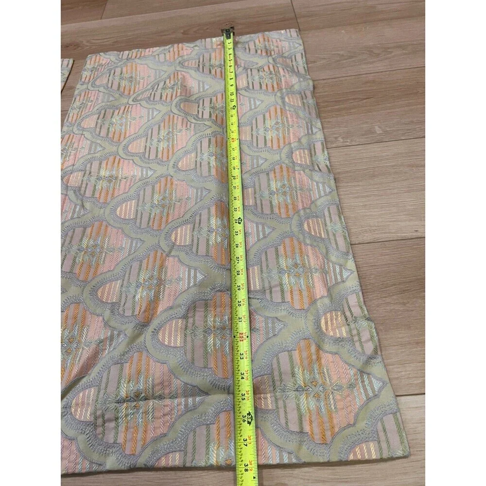 2 Vintage Japanese Inspired Decorative Bedroom Pillowcases Size XL